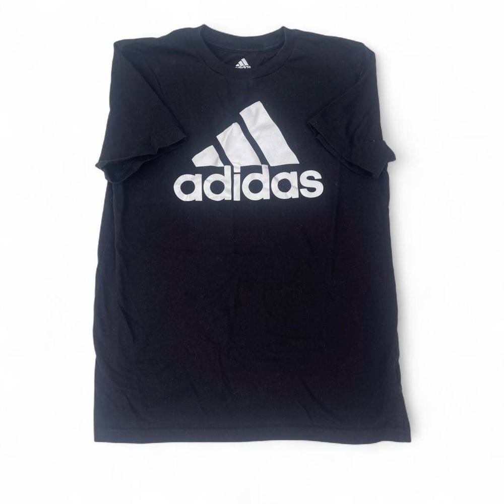 Adidas black youth tee shirt‎